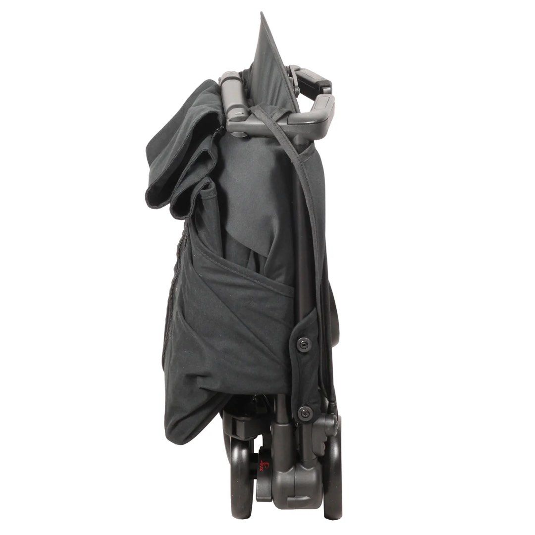 Looping Squizz Mini - Grey (Category: Strollers) located in Quezon City. Submitted by shopsecondfits (Listing ID 1448094114, Image 2). Description: Only used at home. SRP: P12,999 Selling Price: P10,000 - Easy to fold and carry, ideal for travel. - Built-in canopy for sun protection. - Convenient storage basket underneath. - Secure harness for child's safety. - Compact folding for easy storage (Fits Cabin) - Swivel wheels for smooth maneuverabili