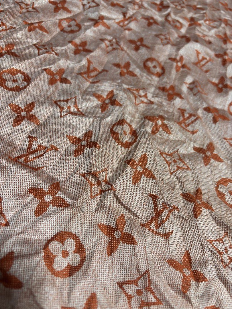 Louis Vuitton cashmere scarf (Category: Scarves) located in Cagayan de Oro. Submitted by kirkwax_4 (Listing ID 1448196197, Image 3). Description: Louis Vuitton cashmere scarf 70x25 approx. Xcellent-like new No issue 1k.