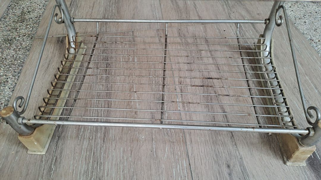 Metal Dish Rack Shelf Organizer - Approx 16 inch wide, Furniture & Home ...