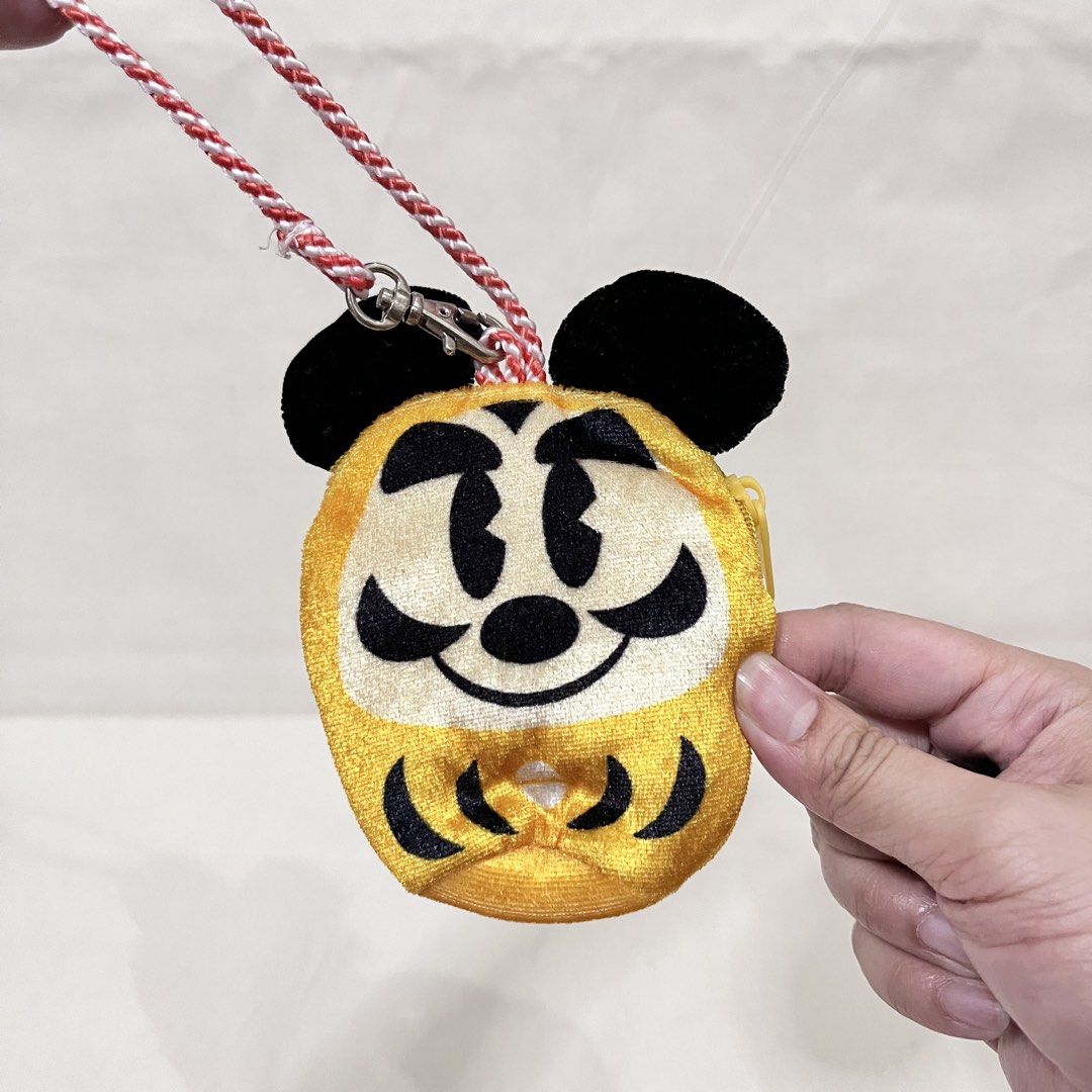 Mickey Mouse Golden Daruma Pouch Keychain Charm Plush (Category: Character Goods) located in Antipolo. Submitted by aristocath (Listing ID 1448196968, Image 1). Description: ✅ Like new and no flaws ✅ Authentic merchandise with etiketa ✅ Super cute collectible! ☺️ Please feel free to make an offer! Payment options: ❤️ Pay first with SF thru GCash / BPI ❤️ Cash on Delivery thru LBC door to door (min. COD amt of Php100).