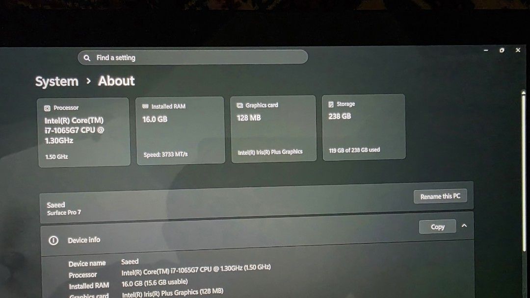 Microsoft Surface Pro 7☆ i7/16GB/256502706780264222727