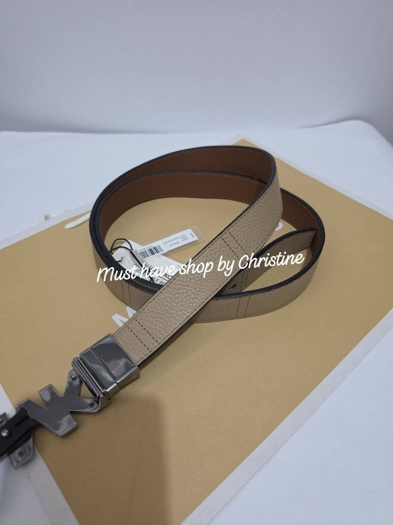 MK belt reversible and cut to size (Category: Belts) located in Bauang. Submitted by chictine (Listing ID 1448171715, Image 3). Description: MK belt for men reversible and cut to size Brandnew and sealed 💯 Guaranteed original or moneyback if proven fake Source from US 🚚Courier: Jnt/Lbc 📍Location: Bauang, La Union Open for meet-up around la union.