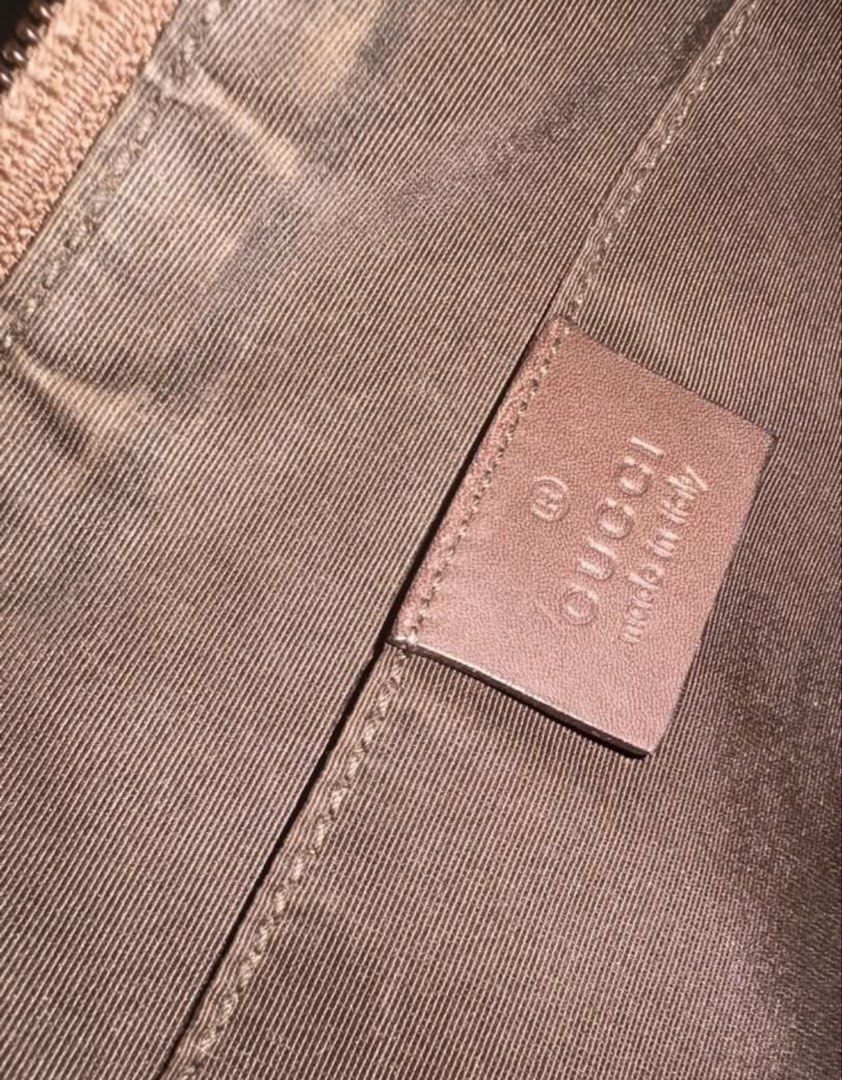 Monogram Gucci Shoulder Bag (Category: Luxury Bags & Wallets) located in Dasmarinas. Submitted by kddeclutterr (Listing ID 1448206264, Image 2). Description: - Authentic Gucci Monogram Hobo Bag - Includes dust bag - Features the iconic Gucci monogram pattern - Signs of Usage - Shoulder bag style - A stylish and practical PRICE NEGO.