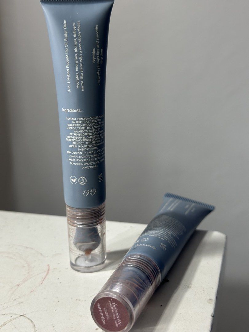 Muse Peptide in Shade Antoinette & 1989 (Category: Makeup) located in Subic. Submitted by toocutetokeep (Listing ID 1448231308, Image 2). Description: 150 each, bundle is 270.