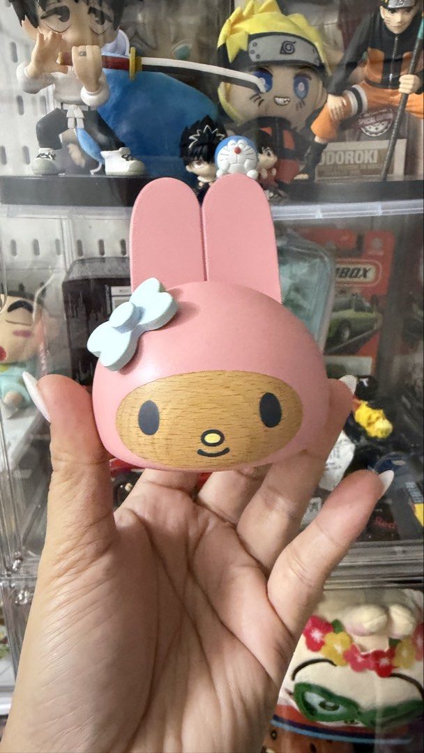 MY MELODY WOOD PHONE STAND (Category: Mounts & Holders) located in Binan City. Submitted by merodeclutters (Listing ID 1448187090, Image 3). Description: Authentic/Official Free SF anywhere in PH via J&T.