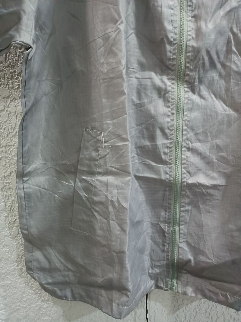 NATURAL CLOTHES STYLE LIGHT-WEIGHT NYLON WINDBREAKER (Category: Coats, Jackets and Outerwear) located in Calamba. Submitted by roots.online (Listing ID 1448247341, Image 2). Description: Details: Fits XL to 2XL Dimes: 23W x 28L Color: Gray Condition: Very good, no issue Please manage your expectation, item being sold is preloved and not brand new unless stated otherwise. Major and minor issues will be declared. Signs of usage and presence of lint