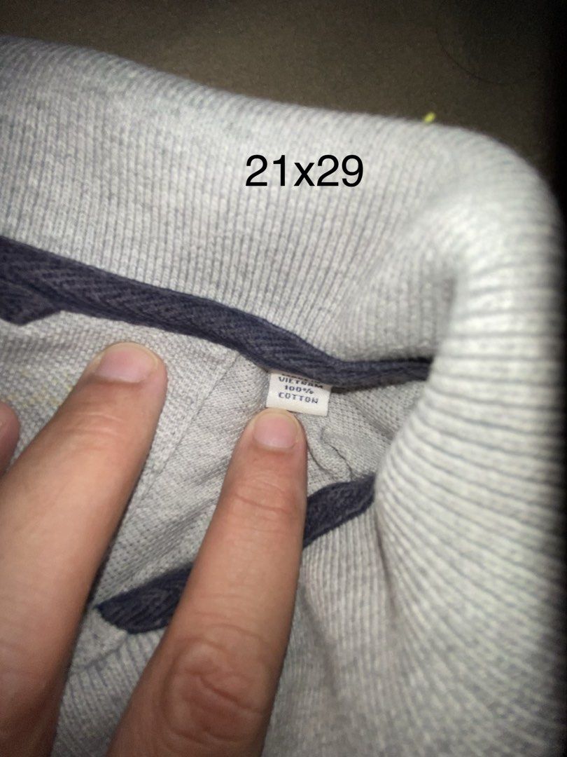 Nautica Grey Polo Shirt (Category: Tshirts & Polo Shirts ) located in Cebu City. Submitted by bred_bt (Listing ID 1448222024, Image 2). Description: - Brand: Nautica - Color: Grey - Style: Polo Shirt - Sleeves: Short - Features: Collared, small chest logo - Material: 100% Cotton - Size: 21x29.