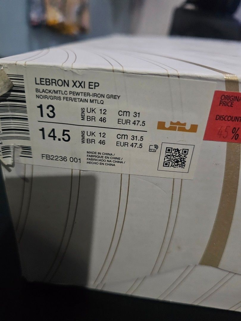 Nike Lebron 21 Tahitian (Category: Sneakers) located in San Juan City. Submitted by frelite (Listing ID 1448248794, Image 2). Description: authentic used once for walking size 13.
