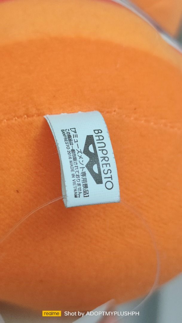 One Piece Tony Tony Chopper Sitting Plush (Category: Plushies & Soft Toys) located in Taguig. Submitted by adopt.my.plush.ph (Listing ID 1448078767, Image 3). Description: ‼️Last Price (LP) Posted 400.00 each *as is, WYSIWYG Stampede Tony Tony Chopper Plush (left) - 12 inches Chopper plush dressed in his signature "Treasure Hunting" attire from the movie, featuring a pink-and-white camouflage patterned hat with a massive white cross, a movie-them