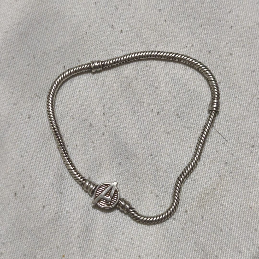 Pandora Avengers Snake Chain Bracelet (Category: Bracelets) located in Makati City. Submitted by bluetheaspin (Listing ID 1448213125, Image 1). Description: Sizes: 19 and 17 Bought at Pandora Glorietta.