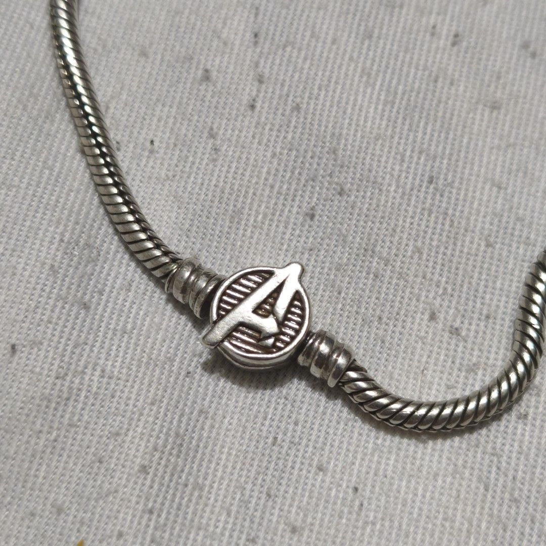 Pandora Avengers Snake Chain Bracelet (Category: Bracelets) located in Makati City. Submitted by bluetheaspin (Listing ID 1448213125, Image 2). Description: Sizes: 19 and 17 Bought at Pandora Glorietta.