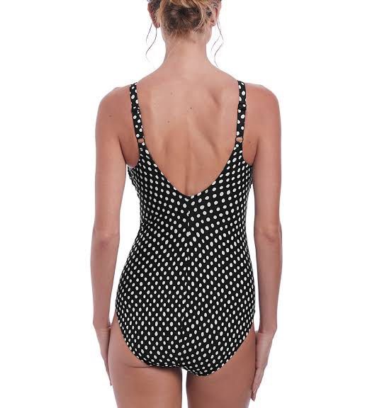 Polka Dot One-Piece Swimsuit with Side Ties (Category: Bikinis & Swimsuits) located in Valenzuela. Submitted by cutratemnl (Listing ID 1448191251, Image 3). Description: With underwire.