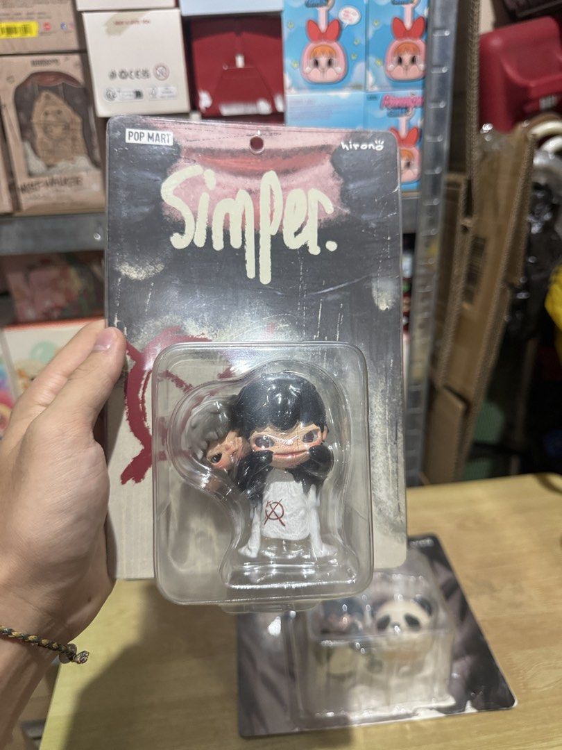 POP MART Simper. Hirono (Category: Designer & Blind Box Toys) located in Manila. Submitted by lebronlabubu (Listing ID 1448236670, Image 1). Description: Figure only-1700 pm to ask for condition SEALED-2200.