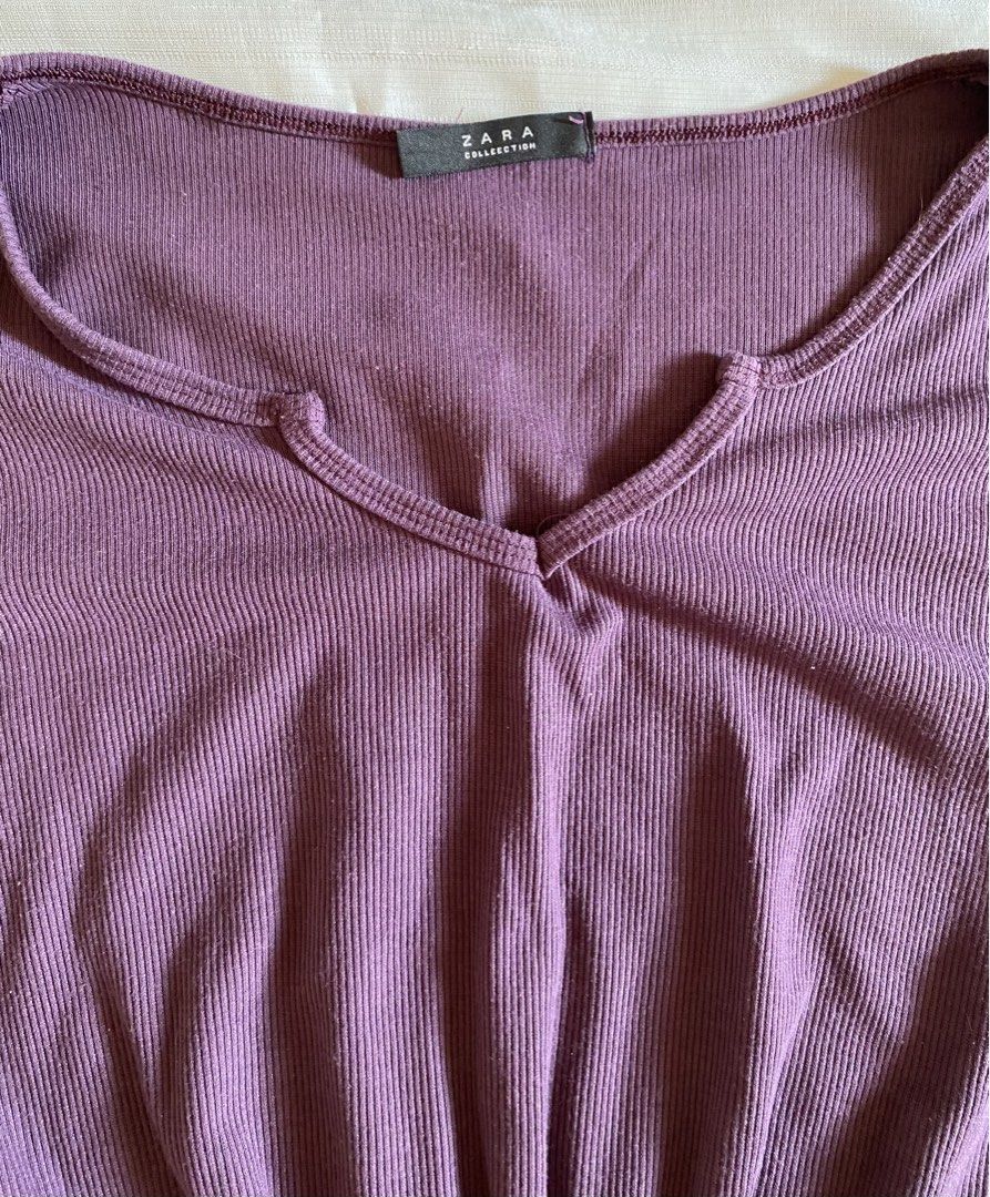 Purple Ribbed V-Neck Romper with Drawstring Waist (Category: Rompers) located in Quezon City. Submitted by hojicha.cat (Listing ID 1448149528, Image 3). Description: 🛍️Lalamove/Grab booked by buyer on the same day. ❌NO J&T and LBC booking 💜V-neck with drawstring waist 💜Short sleeves with lettuce hem 💜Lettuce hem on shorts 💜Comfortable and casual 💜Perfect for lounging or relaxed outings 💜FREE random stickers on purchase..