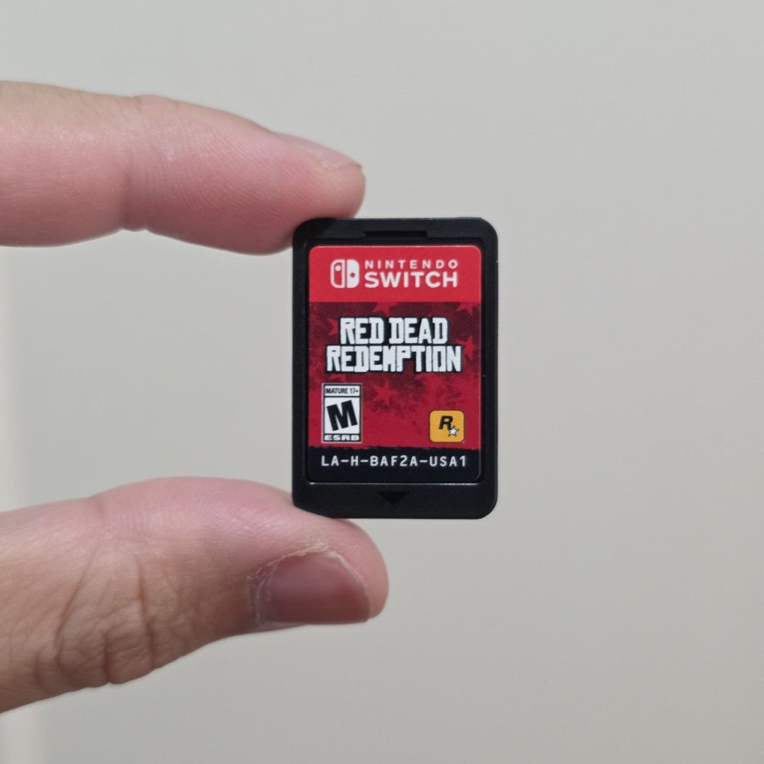 Red Dead Redemption 2 switch game (Category: Nintendo) located in Manila. Submitted by sweettotes_ph (Listing ID 1448206997, Image 1). Description: RDR2 No issues Fully working Good condition Cart only I have other games feel free to check my listings :) For pickup or delivery Bdo Gcash Maya Gotyme payment.
