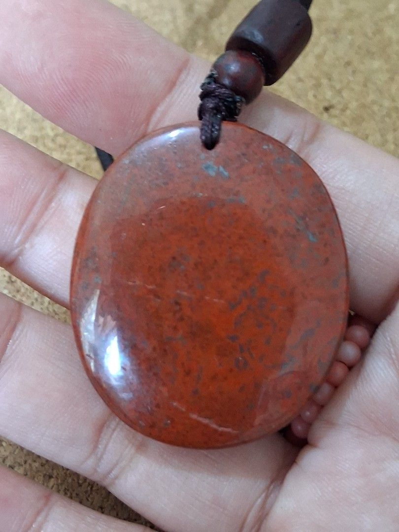 Red Jasper dragon necklace nature crystal (Category: Jewelry) located in Candelaria. Submitted by naturecrystal (Listing ID 1448218885, Image 3). Description: Red Jasper dragon necklace nature crystal. Browse my account for more items for sale. Just message me for more details. SHIPPING ONLY JNT COURIER.