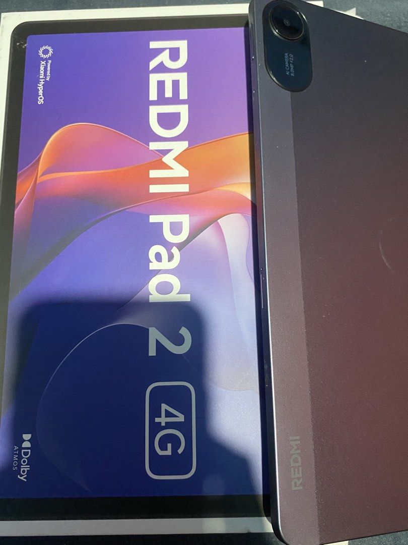 Redmi Pad 2 4G 256GB (Category: Android) located in Manila. Submitted by keoniii (Listing ID 1448243492, Image 1). Description: - Redmi Pad Pro 2 4G - 256GB Internal Storage - Runs on Xiaomi HyperOS - Includes charger - Free 2 cases - Free stylus pen Open for swap with iPad 10th Gen 256GB (pink preferred, add nalang aq cash) - Meetups available around Manila or via Lalamove (receivers should pay na sf).