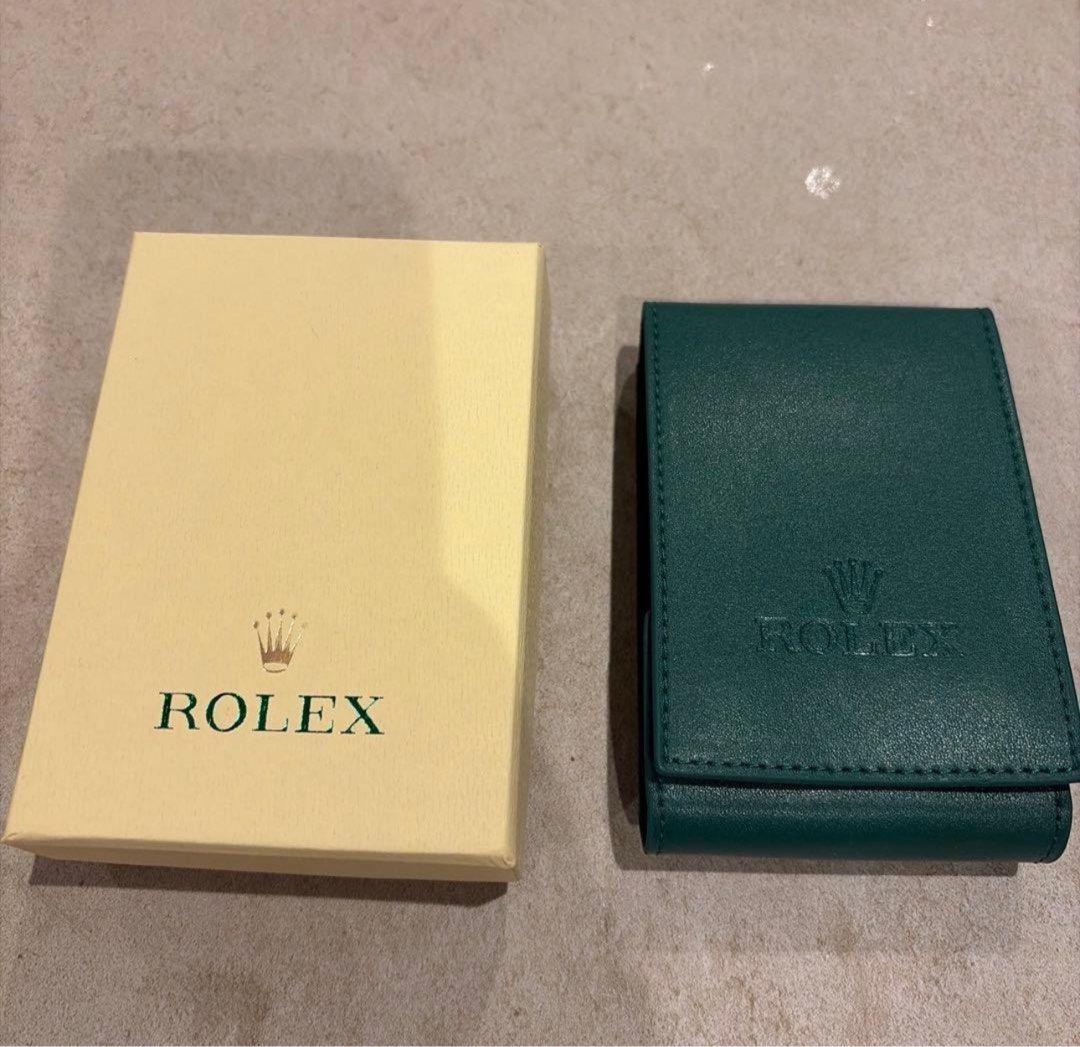 Rolex Leather Travel Case / Holder / Pouch (Category: Luxury Watches) located in Manila. Submitted by curatedbymissvs (Listing ID 1448260292, Image 1). Description: Authentic Rolex Leather Travel Case / Holder / Pouch - brand new, unused item - made of leather that is currently not dispensed by Rolex anymore - has a flaps to hold the spongy pillow in place - size: Approx. 11.4cm x 7.2 cm x 2.4cm 🖇️ - Layaway - Cash / Bank Transfer - Card (charge