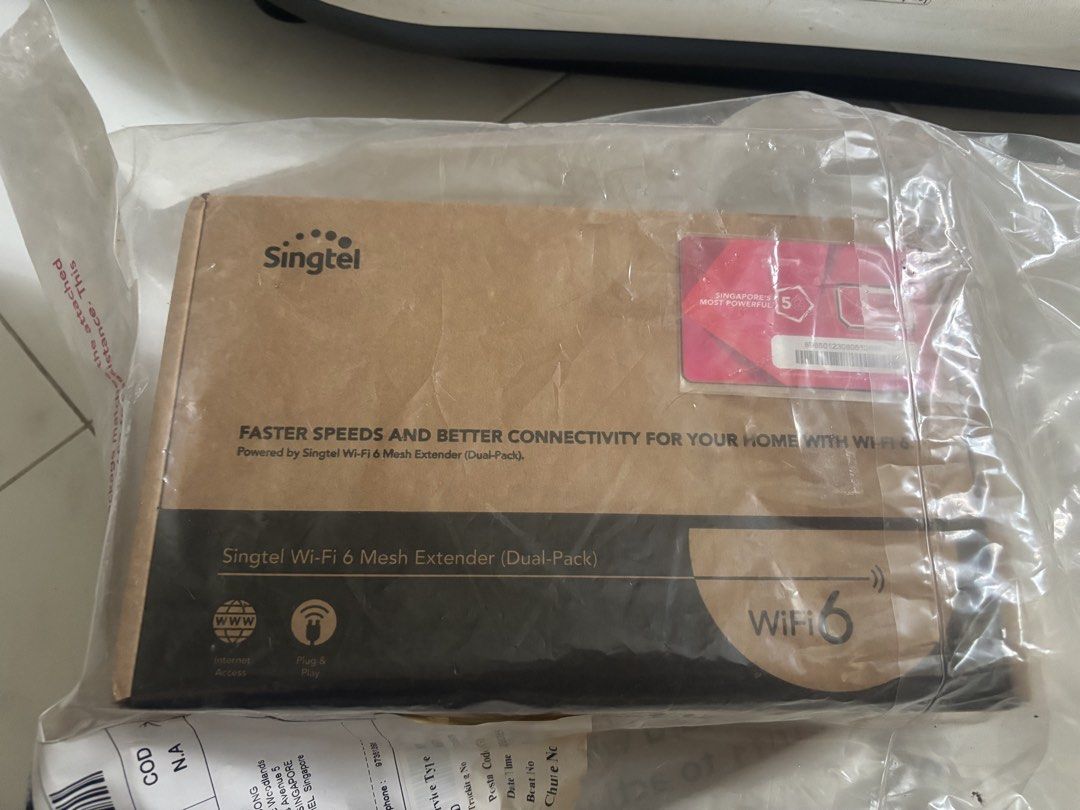 Singtel Wi-Fi 6 Mesh Extender (Dual-Pack)