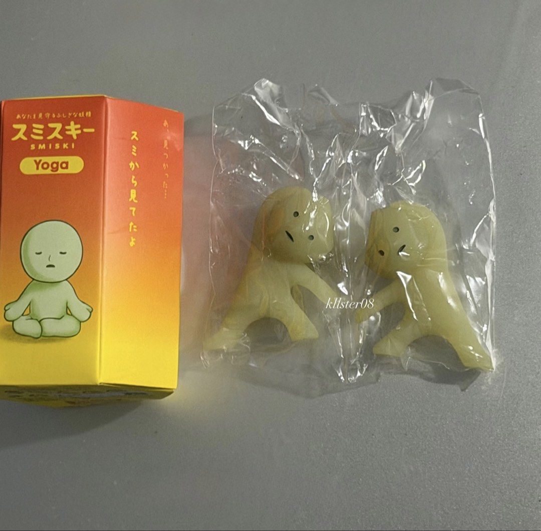Smiski Yoga Secret (sealed) (Category: Designer & Blind Box Toys) located in Makati City. Submitted by kllster08 (Listing ID 1448160916, Image 1). Description: Selling: or trade to: construction secret Smiski Yoga Secret - Twin Hearts ₱3000 on hand (fresh pull) figure still sealed complete with box and foil ₱2300 1:1 ratio with: smiski tigheting bolt - ₱490 sonny angel uribou - ₱450 sonny angel cherry blossom duck hipper - ₱550 slh lop bunny - ₱6