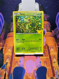 snivy pokemon card mcdonalds (5/25) [McDonald's 25th Anniversary] Colorless Slam (20) Flip 2 coins Snivy Pokemon Card 25th Anniversary