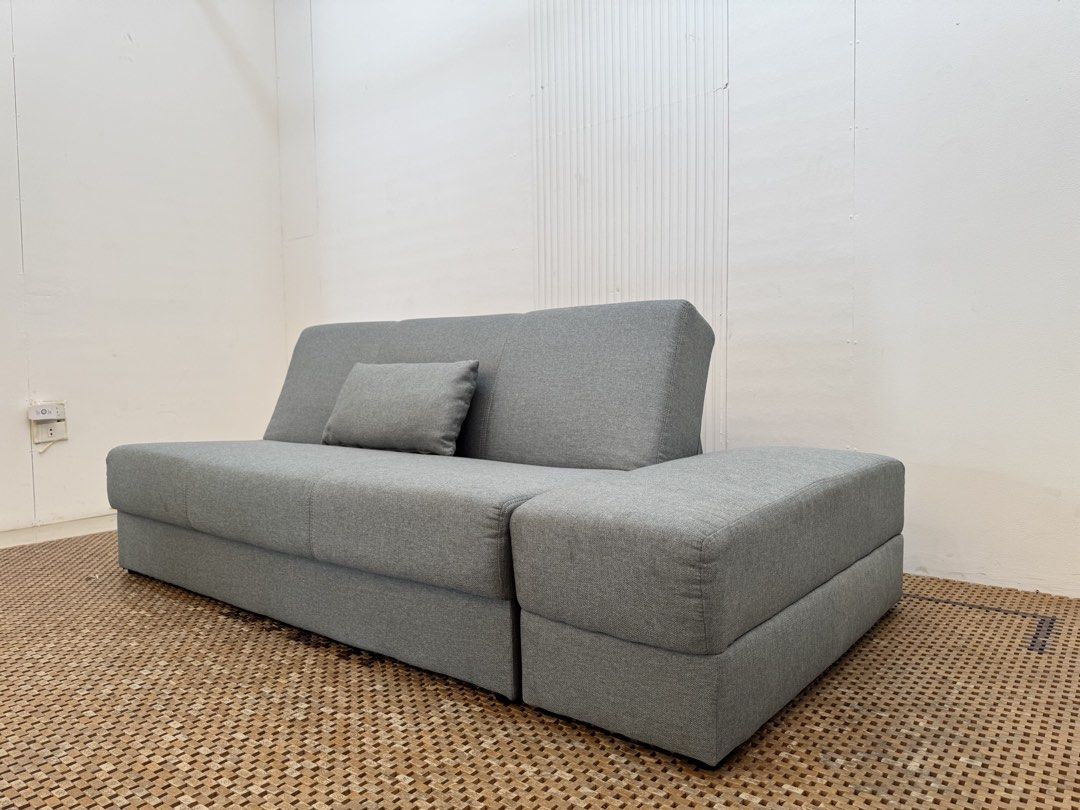 Sofabed (Category: Sofas) located in Quezon City. Submitted by matetdevis13 (Listing ID 1448274968, Image 3). Description: Modern Sofa Bed with Ottoman and Pull Out Price: 14,500 L72.5 x W39 x H28/14.5 In good condition Code JMD95-D17.