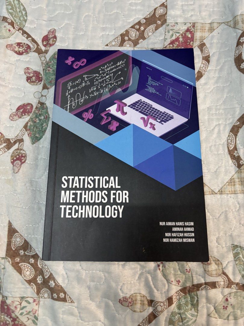 statistical methods for technology (Category: Textbooks) located in Shah Alam. Submitted by mini_toyshop (Listing ID 1448180283, Image 1). Description: for engineering student price : RM 20.