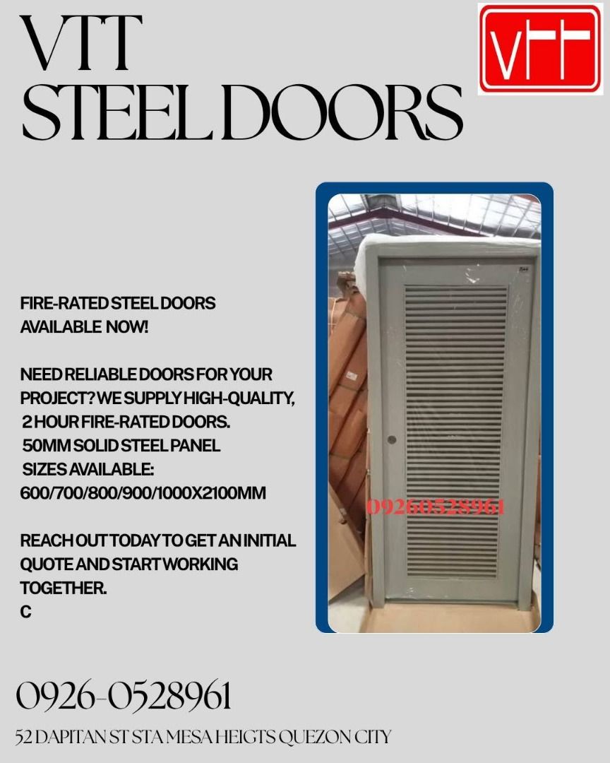 steel door with louver (Category: Locks, Doors & Gates) located in Quezon City. Submitted by vttsteeldoor-chelle (Listing ID 1448085188, Image 3). Description: .