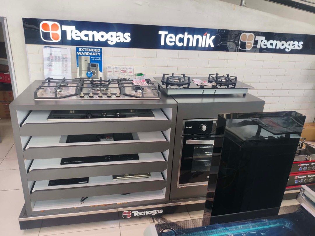 TECNOGAS COOKING RANGE (Category: Ovens & Toasters) located in Manila. Submitted by may572156 (Listing ID 1448234707, Image 1). Description: TECNOGAS COOKING RANGE TFE5502FRSS - 14,500 TFE6004FRSS - 20,900 TFI6004FRX - 38,600 TCN39GM6X - 71,500 TCN3B9GG5X - 72,500 P3R96E42VC - 70,600 P2R96E5VC - 71,500 TFG9050CRVSSC - 29,300 TFG6031DRVXC - 24,900 TFG5531CRVMBC - 16,500 TFG5530CRVSSC - 17,600 TFG6040CRVSS - 22,600 TFG8050CRVSS - 26,500 ITG9042EVSS