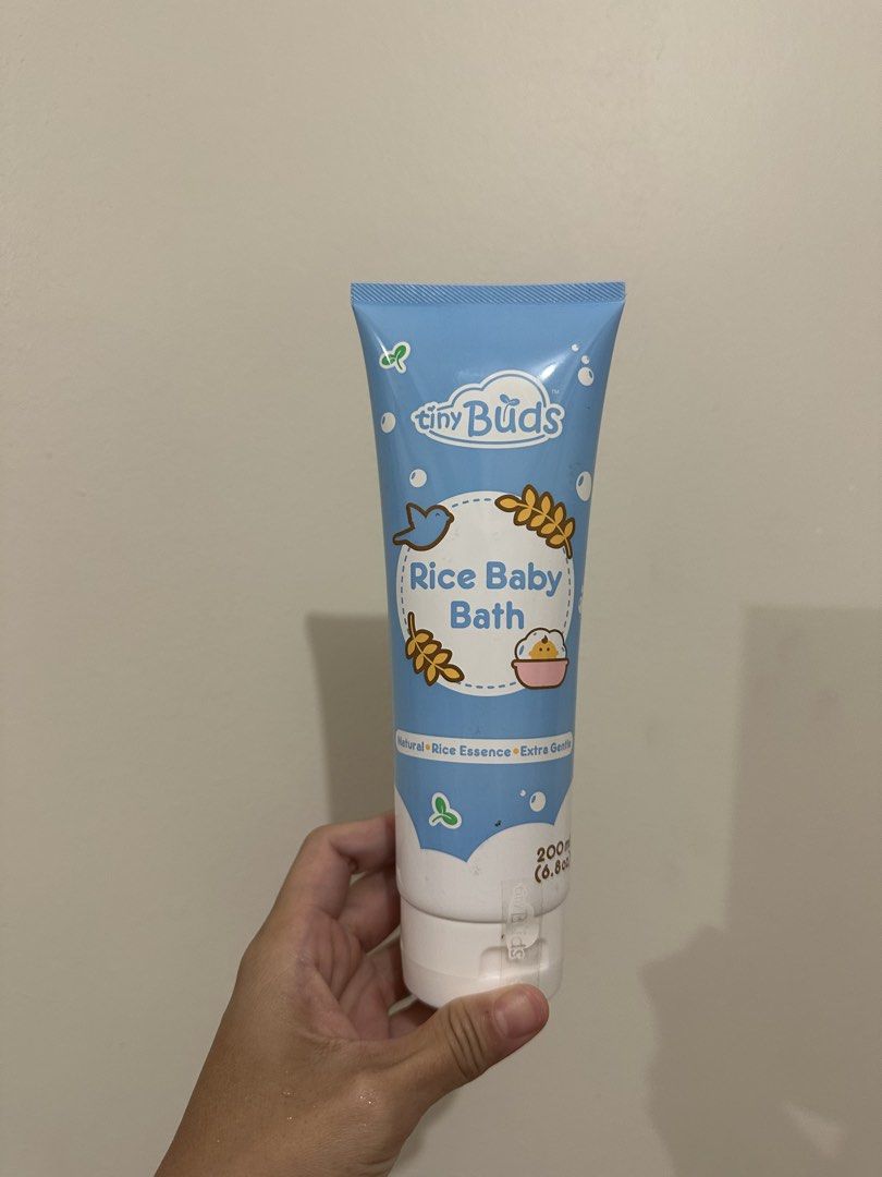 Tiny Buds Rice Bath (Category: Baby Toiletries & Grooming) located in Mandaluyong City. Submitted by ourcscloset (Listing ID 1448208193, Image 1). Description: Sealed.