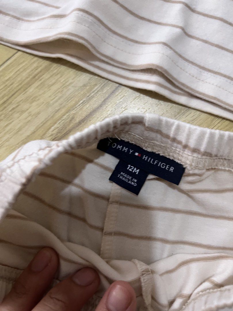 Tommy Hilfiger pajama (Category: Babies & Kids Fashion) located in Manila. Submitted by darnaaaaaa (Listing ID 1448151554, Image 3). Description: 12M on tag Sweater/pajama set Bought in the US.