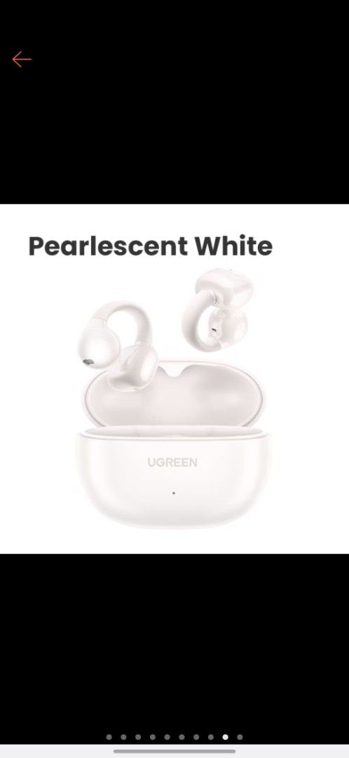 UGREEN Pearlescent White Wireless Earbuds