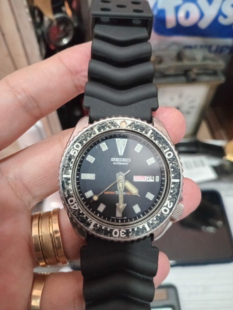 Vintage Seiko 6309 slim turtle (Category: Men's Watches) located in Taguig. Submitted by nippon.toki (Listing ID 1448275241, Image 2). Description: All original watch head January 1988 Please read! For sure buyer only! NO COD/COP No reservation The items will be sold to the first payer w/o prior notice. Verbal reservations are not acceptable. Note: All items are vintage. Please manage your expectations accordingly. G cash payment. Shipping via La