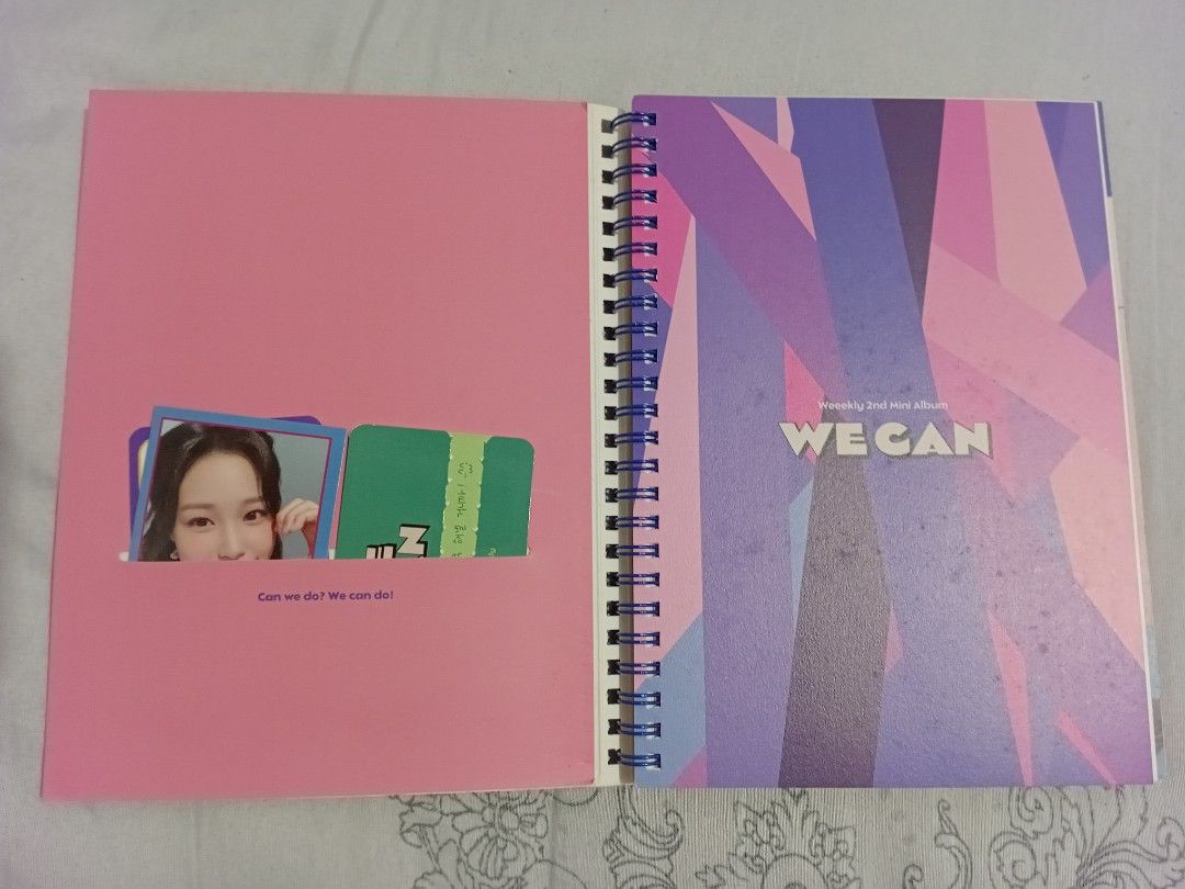 Weeekly - WE CAN 2nd Mini Album Wave Version [UNSEALED] (Category: CDs & DVDs) located in Batangas. Submitted by rj.btst_ (Listing ID 1448181858, Image 2). Description: FOR SHIPPING: 800 + local shipping fee *Buyers will shoulder shipping fee FOR MEET UP: 800 + 150 handling fee No tingi, to be bought in set. All items in good condition and CD still working. COMPLETE INCLUSIONS : + Booklet + CD + Photocard (Jaehee) + Planet Photocard (Jihan) + Mes