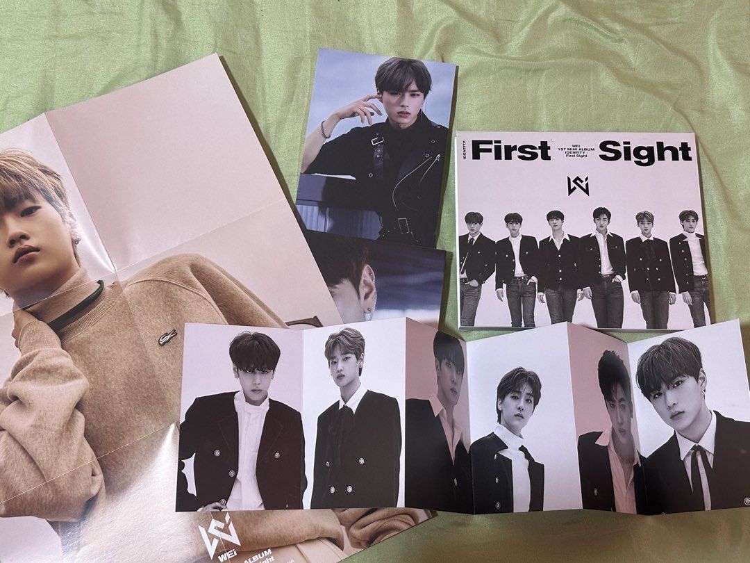 WEi 1st Mini Album 'First Sight' K-pop CD (Category: CDs & DVDs) located in Taguig. Submitted by sassythrifter (Listing ID 1448147489, Image 2). Description: - WEi 1st Mini Album 'First Sight' - Includes CD and Photobook - All items are original album inclusions - Ideal for any WEi fan.
