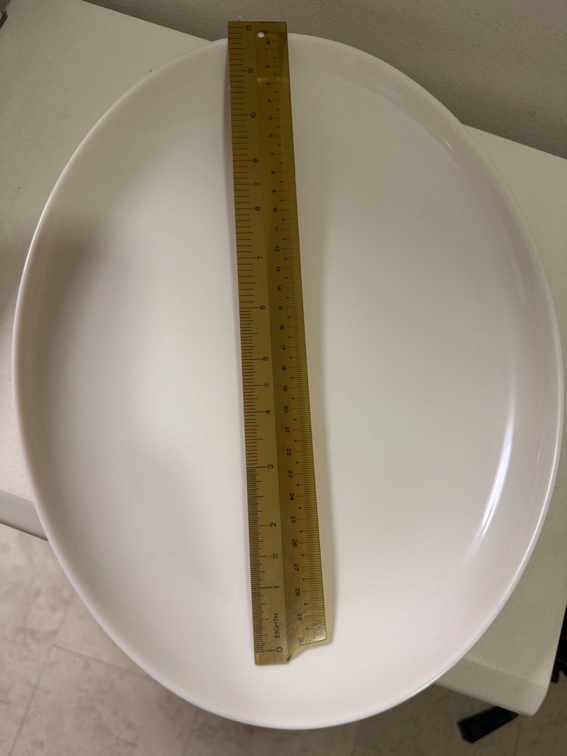 White Oval Serving Platter 3 pieces503080830171228161
