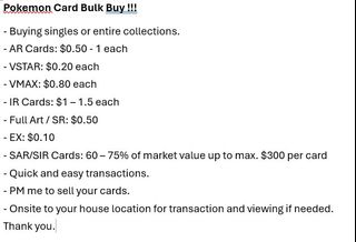 (Category: ) located in . Submitted by pokelextcg (Listing ID 1448079545, Image 1). Description: .