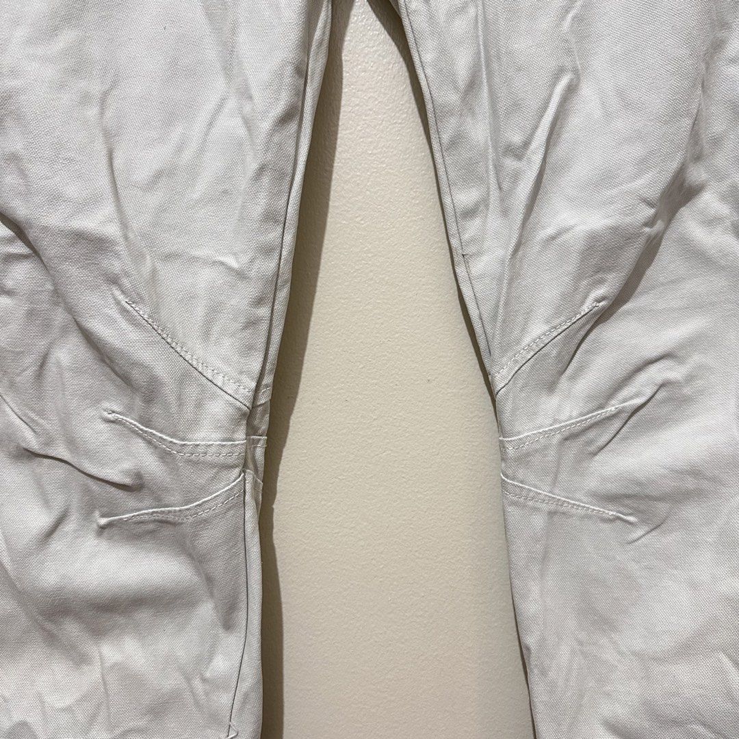 ZARA Light Gray Wide Leg Pants (Category: Other Bottoms) located in Manila. Submitted by preamorph (Listing ID 1448124654, Image 2). Description: - worn once - has minor stains at the lower back (check last 3 pics) - i havent tried washing them again.