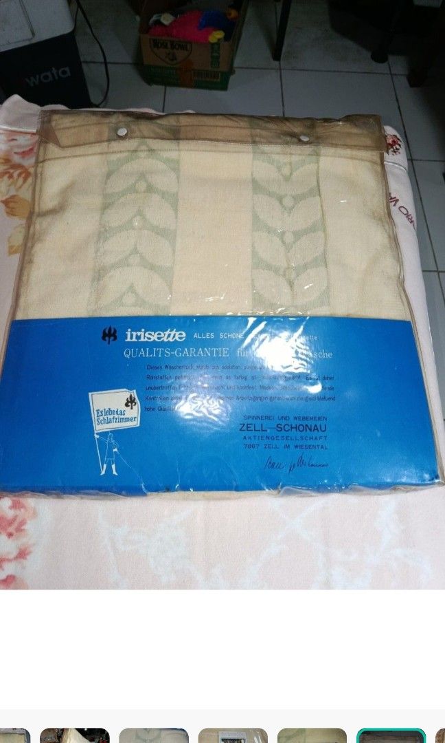 130x 170 cm irisette throw blanket sofa couch bed cover (Category: Bedding & Towels) located in Quezon City. Submitted by kristal68 (Listing ID 1448481492, Image 2). Description: high end brand from west germany.