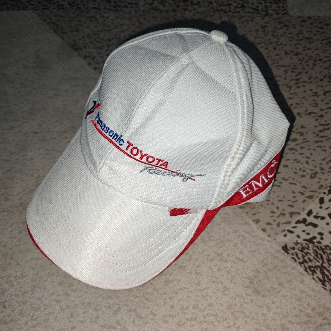 2009 Panasonic Toyota Two-tone Racing Cap (Category: Caps & Hats) located in Tanay. Submitted by polothriftedit (Listing ID 1448443463, Image 2). Description: No Issue Needs reshape Still in excellent condition No loose stitches, no distressing OSFA no return, no exchange, no refund [ pwede tumawad kahit walang kasalanan ].
