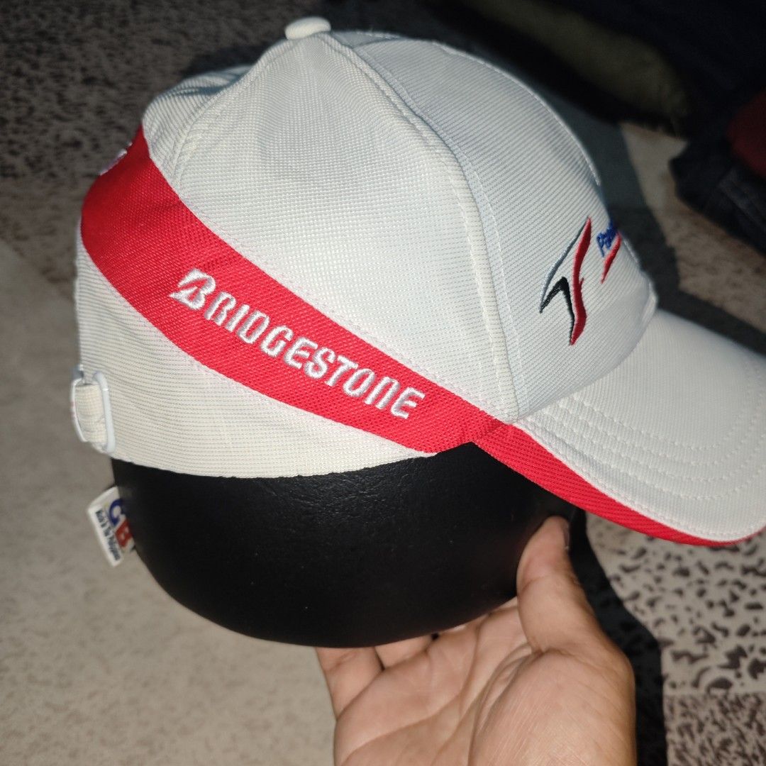 2009 Panasonic Toyota Two-tone Racing Cap (Category: Caps & Hats) located in Tanay. Submitted by polothriftedit (Listing ID 1448443463, Image 3). Description: No Issue Needs reshape Still in excellent condition No loose stitches, no distressing OSFA no return, no exchange, no refund [ pwede tumawad kahit walang kasalanan ].