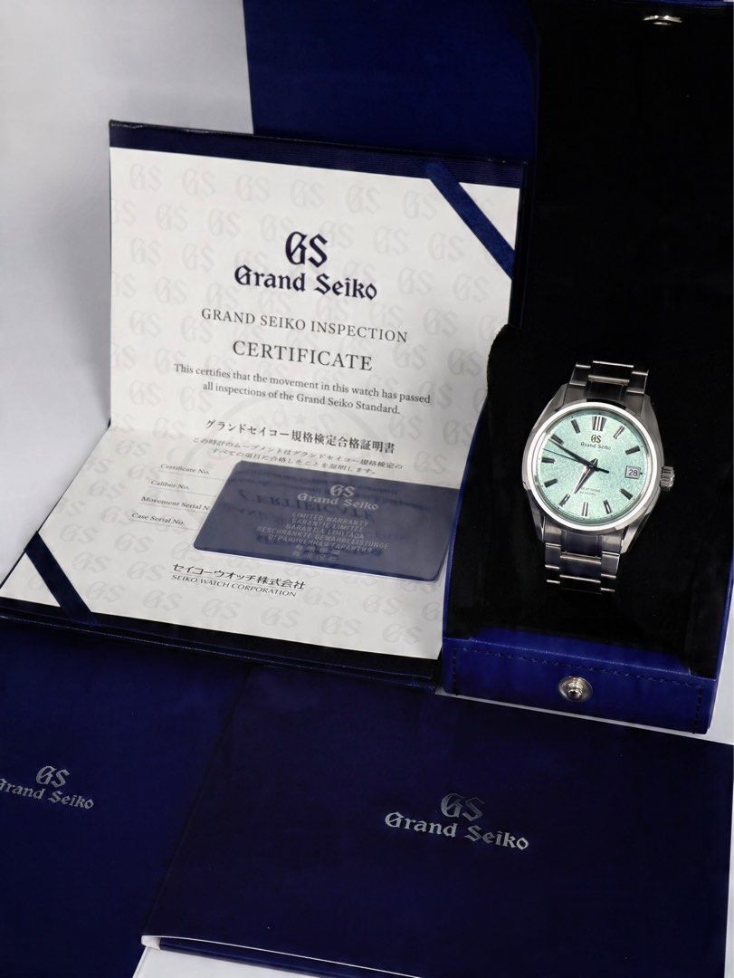 2024 Grand Seiko Evolution 9 Collection Genbi Valley (Category: Luxury Watches) located in Manila. Submitted by airojardin (Listing ID 1448338799, Image 2). Description: 2024 Grand Seiko Evolution 9 Collection Genbi Valley Ref. SLGH021G Complete set + official receipt from Local AD! Condition: 9.8/10 Price: PHP 508,000 (slightly negotiable) Open to trade offers Meet-ups within Metro Manila (Greenhills preferred) Open for authentication at any rep