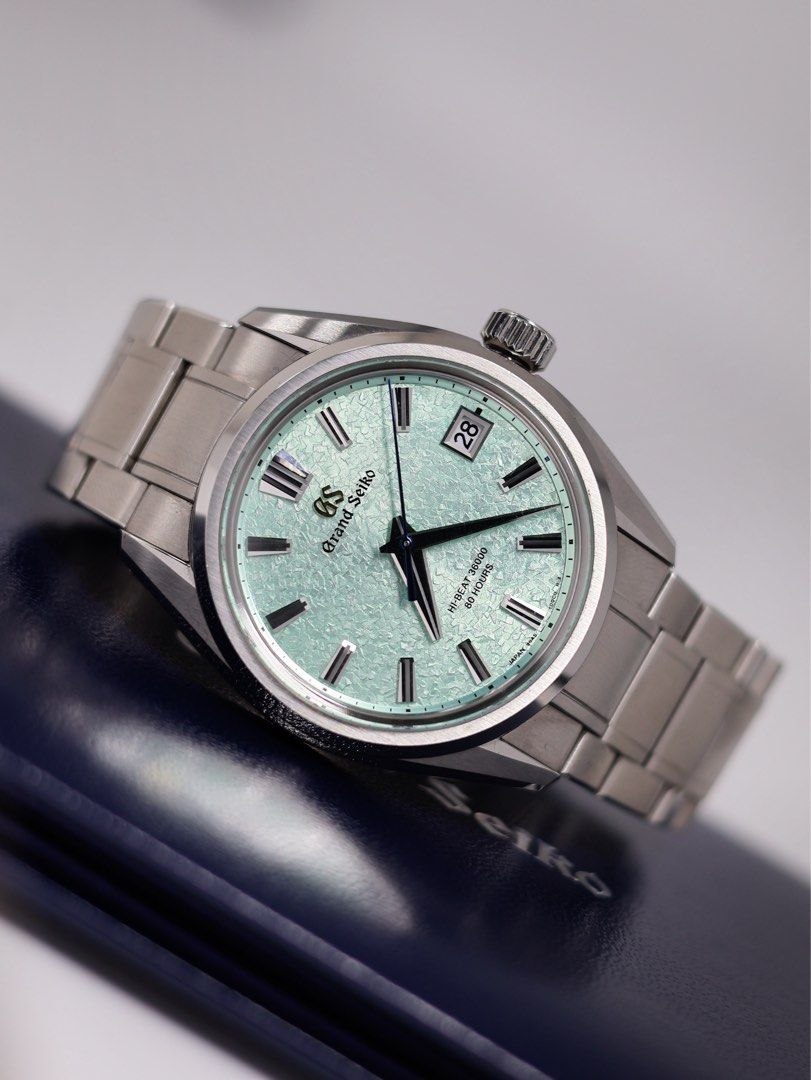 2024 Grand Seiko Evolution 9 Collection Genbi Valley (Category: Luxury Watches) located in Manila. Submitted by airojardin (Listing ID 1448338799, Image 1). Description: 2024 Grand Seiko Evolution 9 Collection Genbi Valley Ref. SLGH021G Complete set + official receipt from Local AD! Condition: 9.8/10 Price: PHP 508,000 (slightly negotiable) Open to trade offers Meet-ups within Metro Manila (Greenhills preferred) Open for authentication at any rep