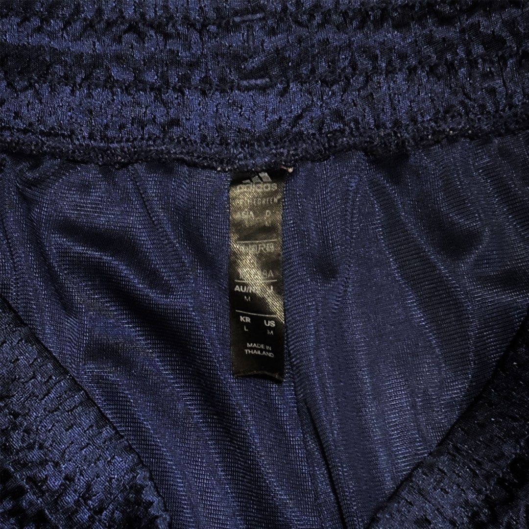 Adidas Creator 356 Blue Mesh Shorts (Category: Shorts) located in Caloocan City. Submitted by savage_not21 (Listing ID 1448356950, Image 2). Description: CONDITION: 10/10 COLOR RATE: 10/10 SIZE ON TAG: M DIMENSIONS: Waist - 28-34 Length - 18 Leg Opening - 11 ISSUE: ❌ 📍LOCATION: Bankers Village 2, Caloocan City 📩 MORE DETAILS AND QUESTIONS: DM/PM.