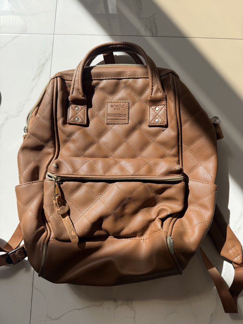 Anello Backpack (With Freebie!) (Category: Backpacks) located in Pasig City. Submitted by phoebeyaaah (Listing ID 1448372682, Image 3). Description: Anello Leather Backpack Condition: 8.5/10 Good day! Selling po an Anello Leather Backpack, the quality is pristine and barely any signs of use. Message me po for more photos and authenticity for your assurance! Willing to Nego for a price po and may freebie po if inquire niyo ito! .