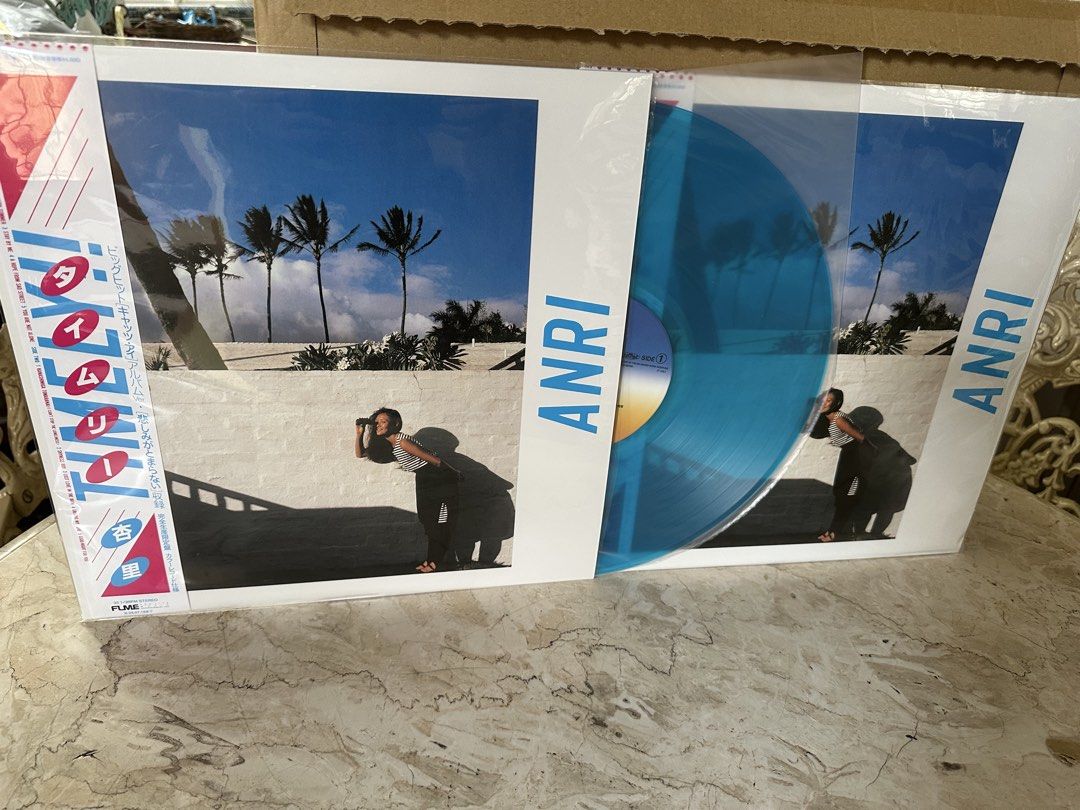 ANRI - Timely!! Blue Vinyl LP Record BN (Category: Vinyls) located in Las Pinas. Submitted by tophiers (Listing ID 1448325035, Image 2). Description: - ANRI Timely!! Vinyl Record - Limited Blue Vinyl Edition - Features popular tracks like 'Cat's Eye' and 'Windy Summer' - Essential for any City Pop enthusiast's collection - Comes in its original packaging - Personally Purchased at Tower Shibuya Php3,950 Only (Fixed) 📍 Loc: Las Pinas City MOD: Buy