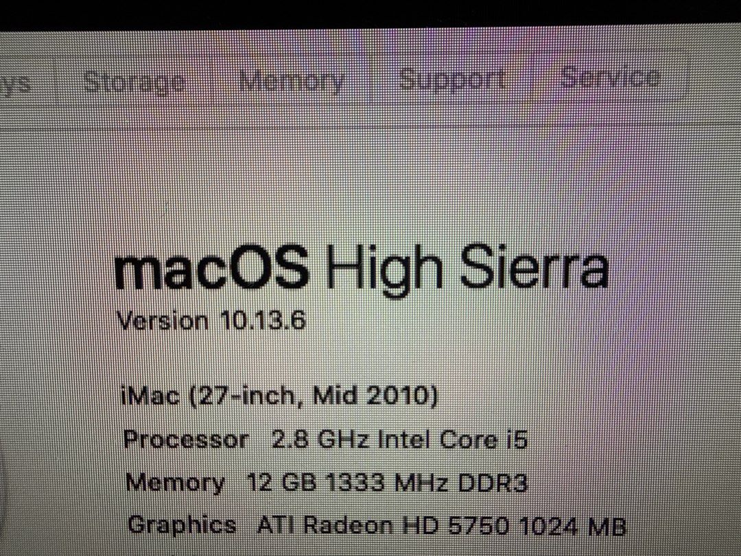Apple iMac 27-inch Mid 2010