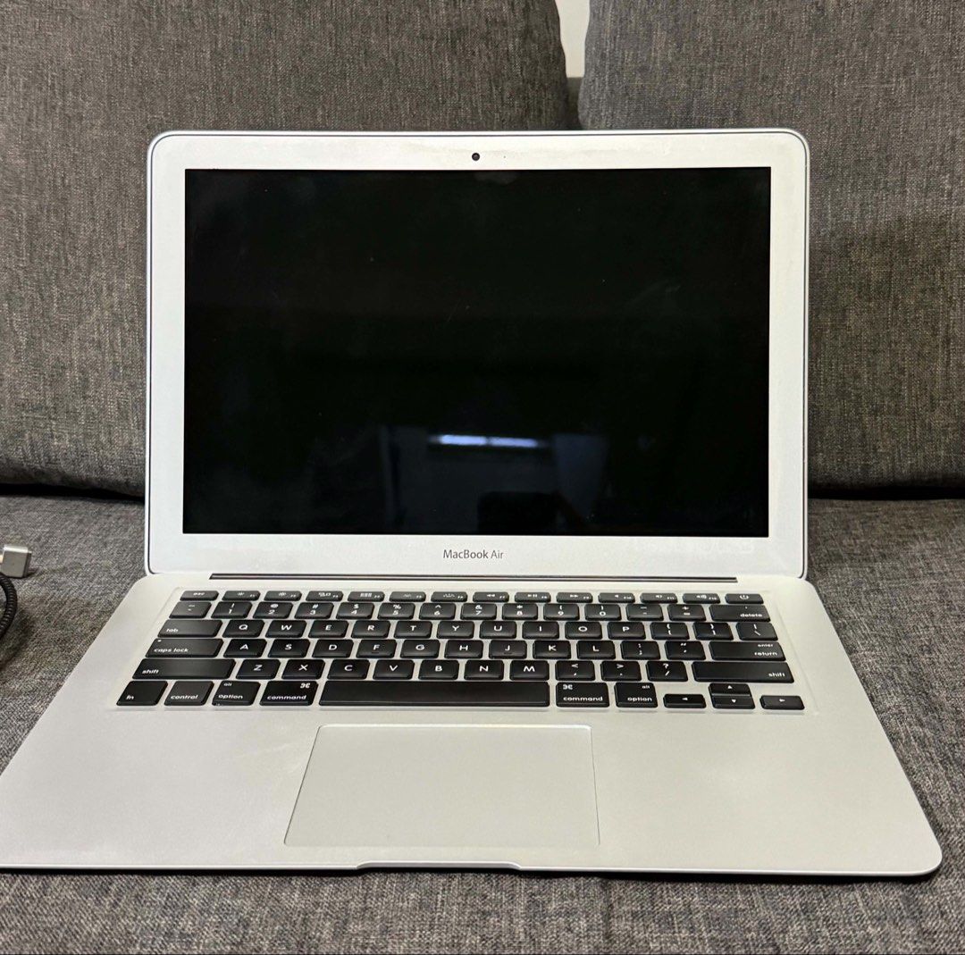 Apple MacBook Air 13-inch 2017 (Category: Laptops & Notebooks) located in Pasig City. Submitted by miffyluvrr (Listing ID 1448375022, Image 1). Description: -Processor: Intel Core i5 Dual-Core 1.8GHz -Memory: 8GB -Storage: 128GB Apple SSD -Display: 13.3” -New battery (replaced June 2026) -No dents and major scratches -Unit and charger only RFS: Upgraded to latest model already.
