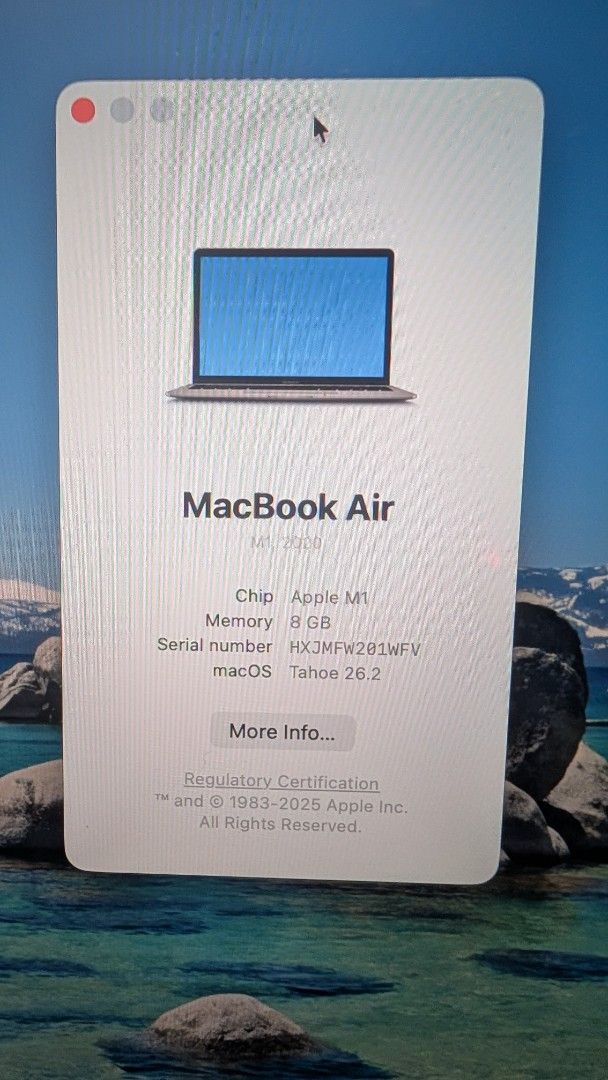 Apple MacBook Air M1 8GB RAM