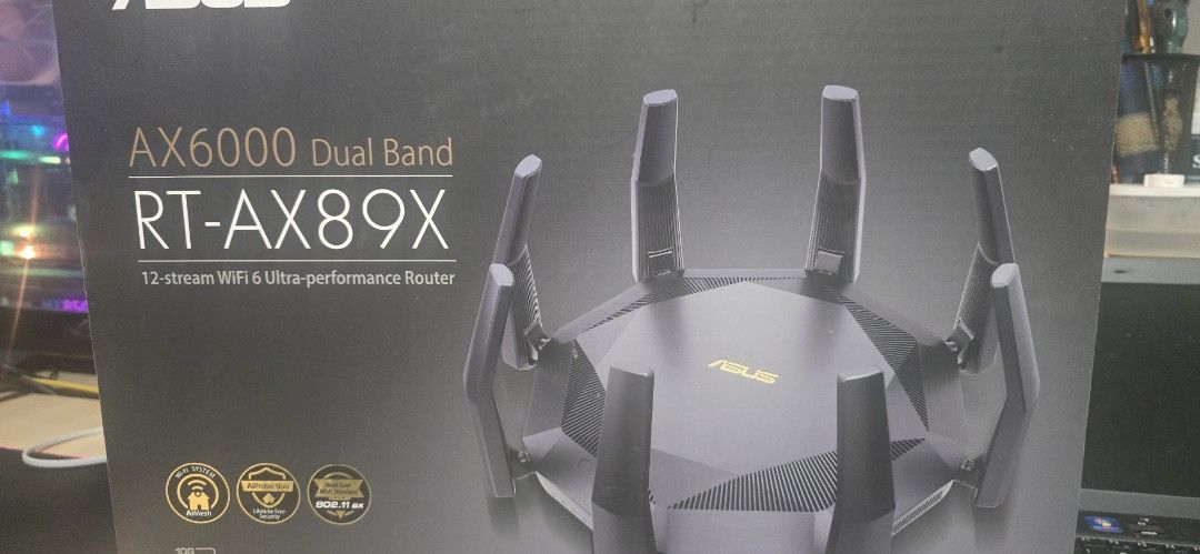 ASUS RT-AX89X AX6000 Dual Band WiFi 6 Router